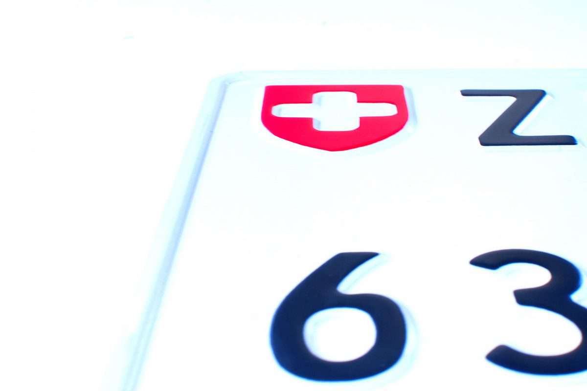 szwajcarskie tablice rejestracyjne